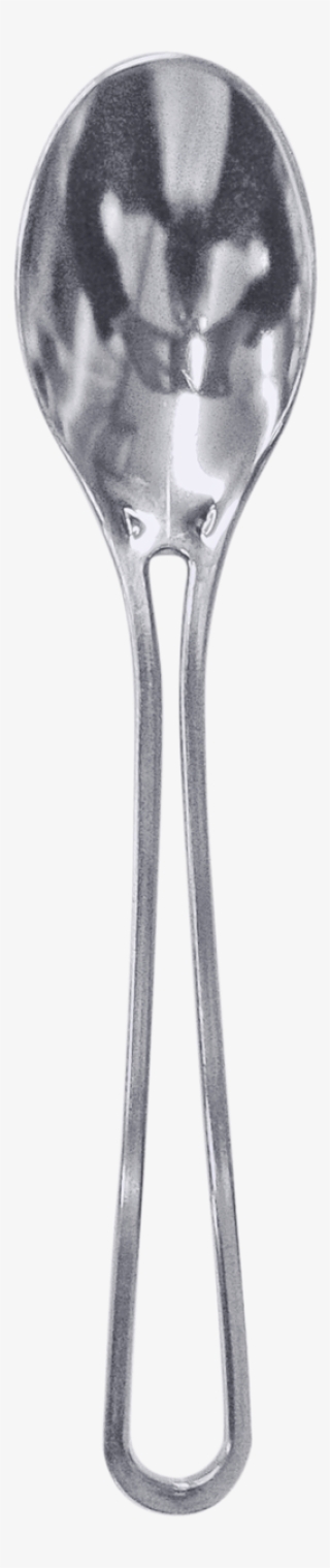 Disposable Metallic Modern Silver Plastic Spoons - Dessert Spoon