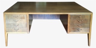 Kneehole Wood Desk - Coffee Table