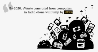 E-waste Of India - E Waste Black And White