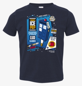 Tardis Ice Pop Toddler Premium T-shirt - Tardis Ice Pop Tardis Slouchy V-neck