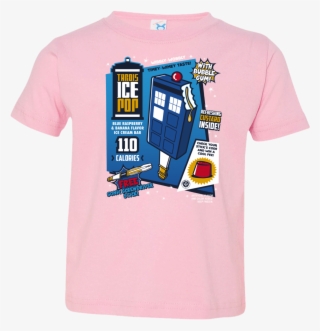 Tardis Ice Pop Toddler Premium T-shirt - Tardis Ice Pop Tardis Slouchy V-neck