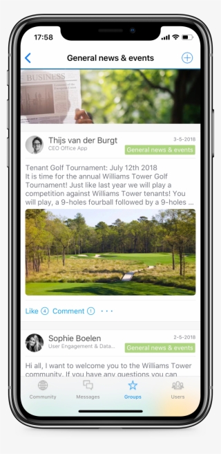 Happening In And Around Your Office Building Or Company - Hand