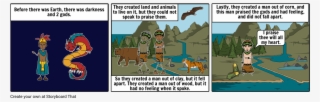 Mayan Creation Story - Storyboard