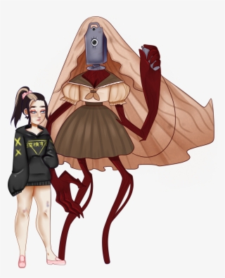 Drew Myself With My Main Character, Being Funky Fresh - Illustration