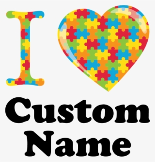 Autism Heart Round Ornament - Autism Heart 5x7 Flat Cards