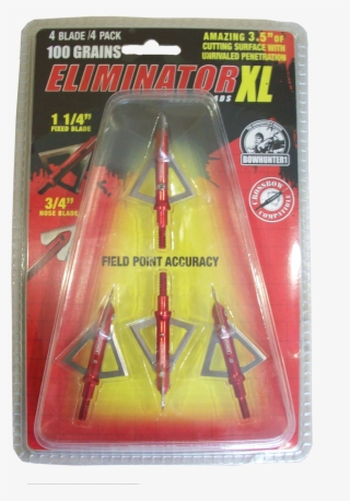 Bowhunter1 100 Grain Xl Broadhead - Eliminator (pack