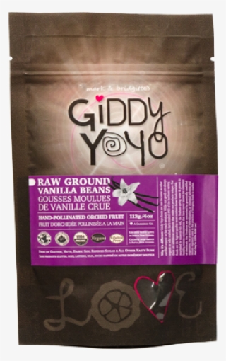 Vanilla Bean Powder 4 Oz - Giddy Yoyo Chocolate Bar Mint Hundo 100% 62g