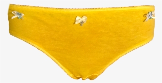 Yellow Bow Panty - Underpants
