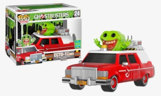 Funko Pop Ghostbusters Ecto 1 Red With Slimer Exclusive
