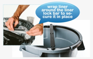 Dynamo Utility Can Divider For 44-gallon Can - Divider For Trash Can