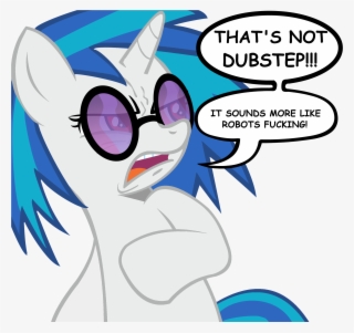 Vinyl Scratch On Skrillex - Vinyl Scratch Mlp Funny