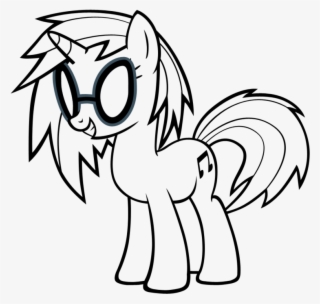 Vinyl Scratch Coloring Pages 2 By Craig - Dj Pon 3 Coloring Page