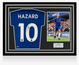 Eden Hazard Back Signed Chelsea 2017-18 Home Shirt - Eden Hazard