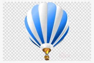 Blue Hot Air Balloon Png Clipart Albuquerque International - Signo Mas Fondo Transparente