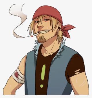 Download Svg Freeuse Library Collection Of Baby Bottom - Boy Anime Cool Smoke