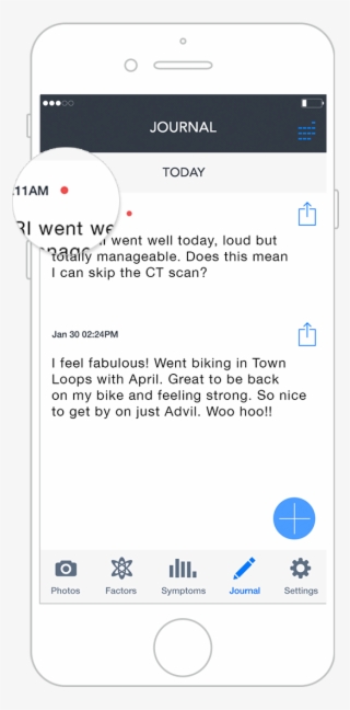 Easily Mark Journal Entries To Be Included In A Doctor's - Journal Entry