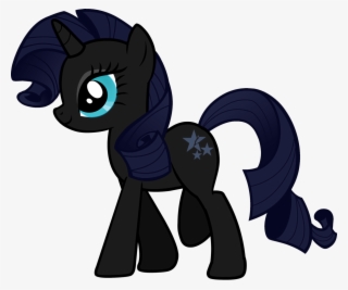 Black Rock Shooter, Edit, Ponified, Rarity, Recolor, - My Little Pony Pinkie Pie Silhouette