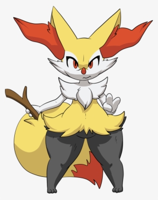 Pokémon X And Y Ash Ketchum Misty Mammal Yellow Vertebrate - Braixen Pokemon