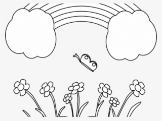 Rainbow Clipart Scene - Clip Art