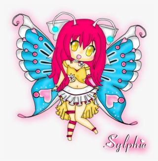 Nhan Fiction Sylphie Chibi Final1 By Princessdevin302 - Butterfly Girl Anime Chibi