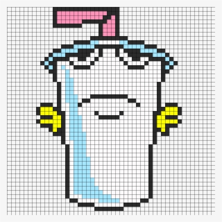 Master Shake Perler Bead Pattern / Bead Sprite - Master Shake