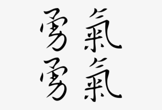 Karaktereigenschap Japans 04 Moed Courage-01 - Symbol