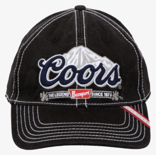 Black Coors Banquet Hat Ball Cap Hats Coors Png Signature - Baseball Cap