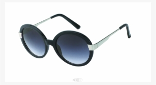 Sonnenbrille Damen Rund Dick Vintage Glamour Getönt