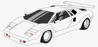 Report Abuse - Lamborghini Countach Drawing