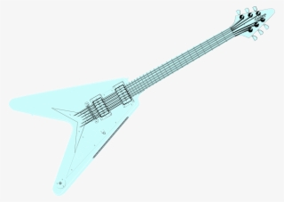 Guitar Clipart Teal - Electric Guitar