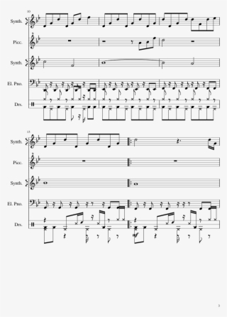 Objection Sheet Music 3 Of 5 Pages - Kelpy G Trumpet Sheet Music