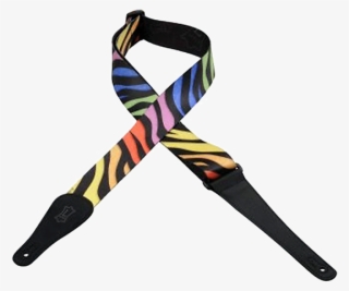 Levy's 2" Artist Series Polyester Guitar Strap - Levy's 5.1cm Soft Nylon Strap Rainbow Swirl