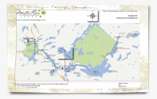 Beautiful Marten River Water System - Marten River Lodge Map