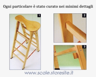 Scaletta Legno 5 Gradini