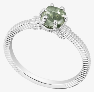 Nouveau Engagement Ring Featuring A - Ring