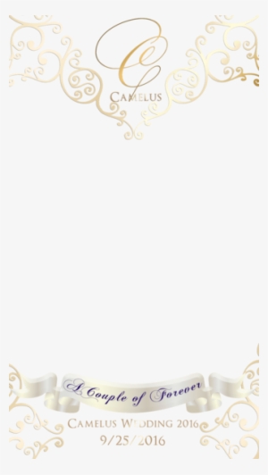 Snapchat Geofilter Wedding - Place Card