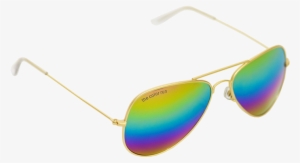 Aviator Color Sunglasses - Plastic