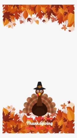 Snapchat Filters Clipart Time - Thanksgiving Snapchat Filter