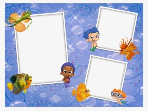 Free Bubble Guppies Png - Fotomontaje De Amor Marco Frame Png
