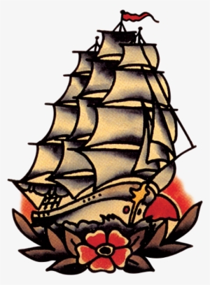 Sailor Jerry Tattoos - Traditional Ship Tattoo Sailor Jerry