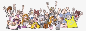 Party People Cartoon Png