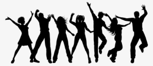 Party Crowd Silhouette Png Download - Party People Silhouette Png