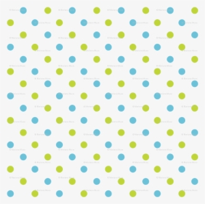 Fun Flowers Blue Green Polka Dots Wallpaper - Polka Dot