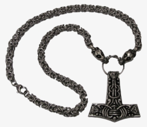 Faroese Thor's Hammer Pendant Necklace - Necklace