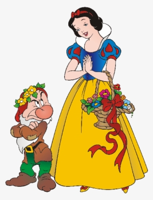 Snow White And The Seven Dwarfs Cartoon Clipart - Disney