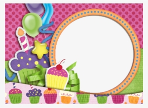 Girl Birthday Frame Png - Birthday Photo Frame Png