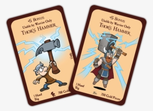 Thor's Hammer Card By John Kovalic And Mike Luckas - Munchkin Legends