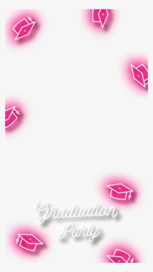 Neon Graduationparty Snapchatgeofilter - Graduation Snapchat Filter Png