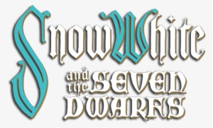 Snow White And The Seven Dwarfs - Calligraphy