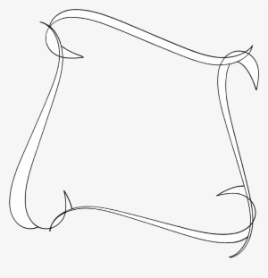 Line Art Frame With White Fill Download - Line Art